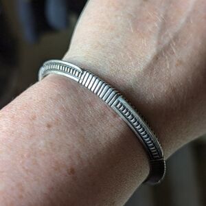Geneva Ramone Sterling Silver Cuff Bracelet